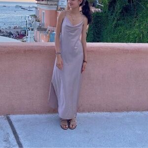 All Saints Light Purple/Pink Solk Maxi Deess